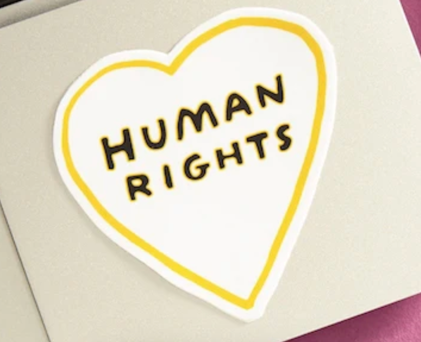 Human Rights Sticker