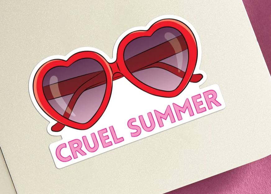 Taylor Cruel Summer Sticker