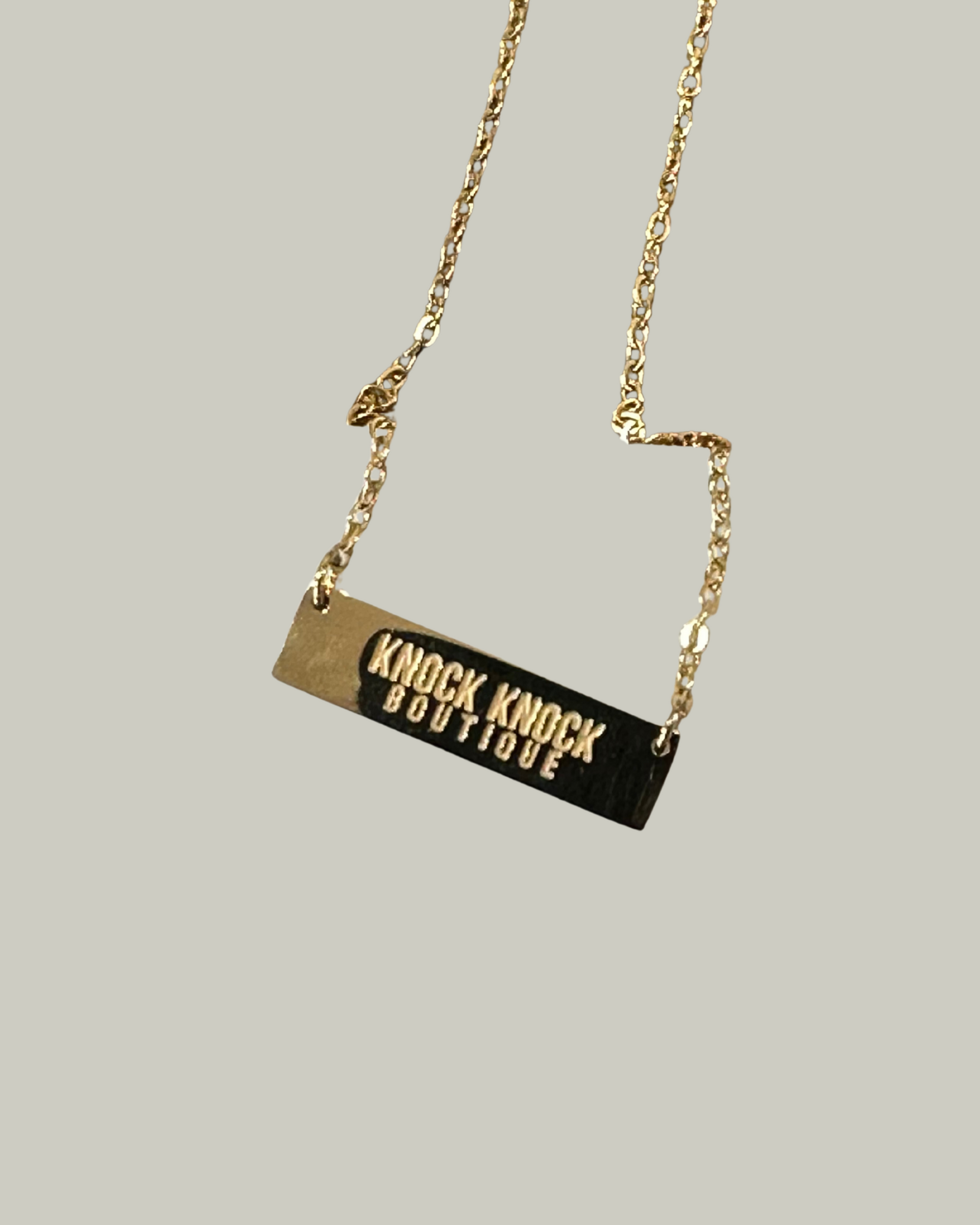 Commemorative Knock Knock Necklace