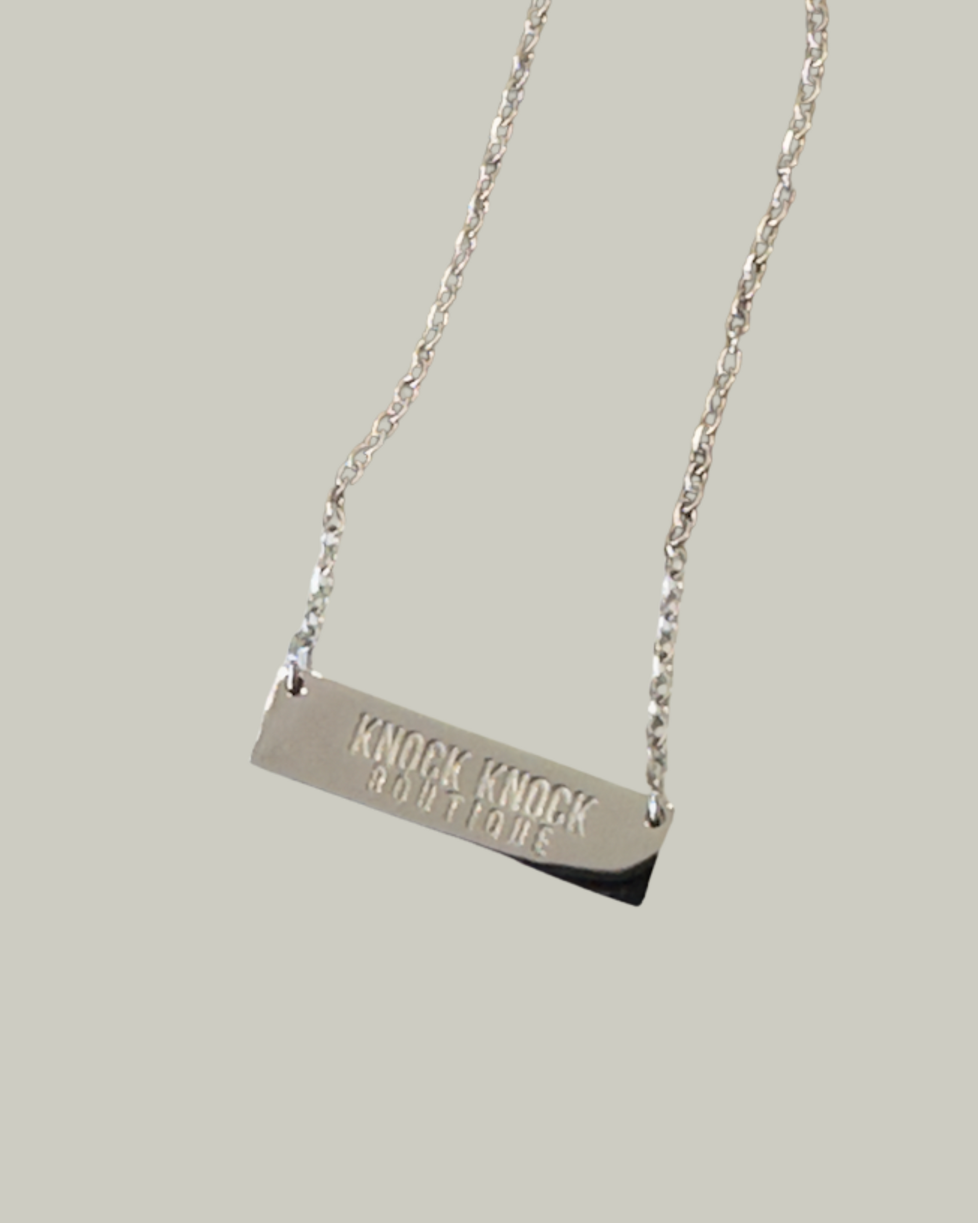 Commemorative Knock Knock Necklace