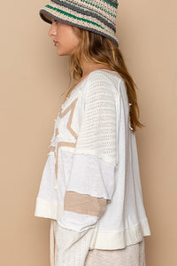 Star Knit Sweater - Ivory