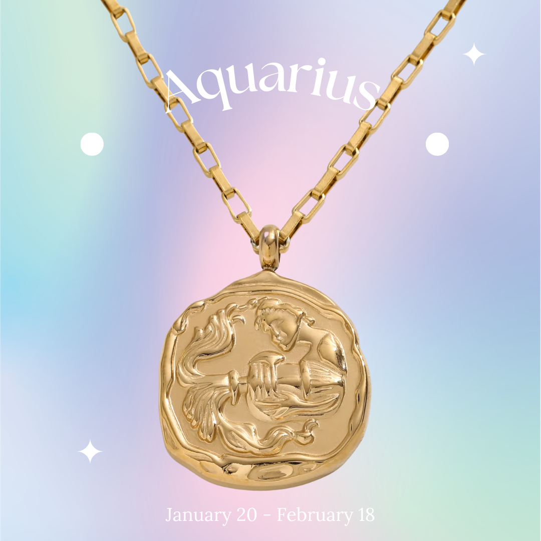 Zodiac Wax Seal Necklace