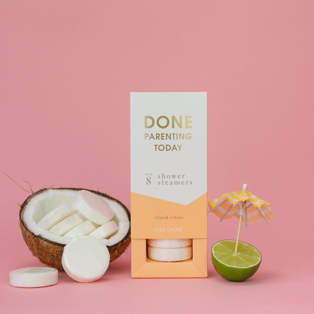Done Parenting Today - Aromatherapy Shower Steamers - Island Citrus - Set of 8