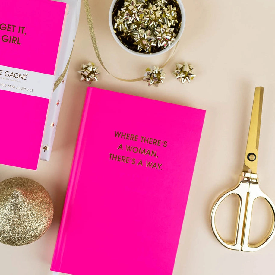 Where There's A Woman, There's A Way - Hardcover Daily Journal