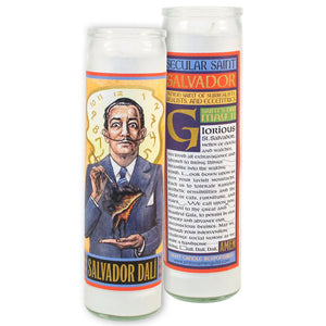 Salvador Dali Secular Saint Candle