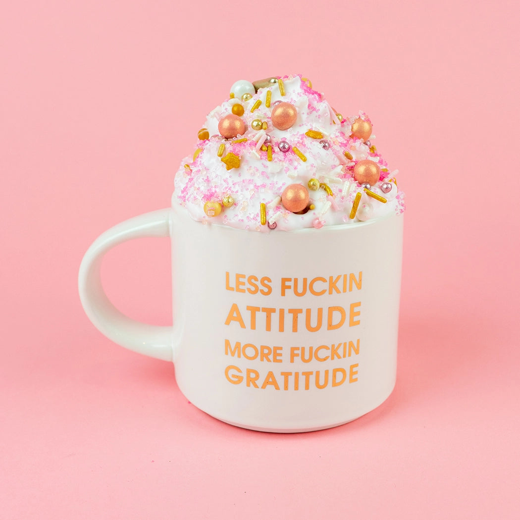 Less F'n Attitude - Jumbo Stackable Coffee Tea Mug (Copy)