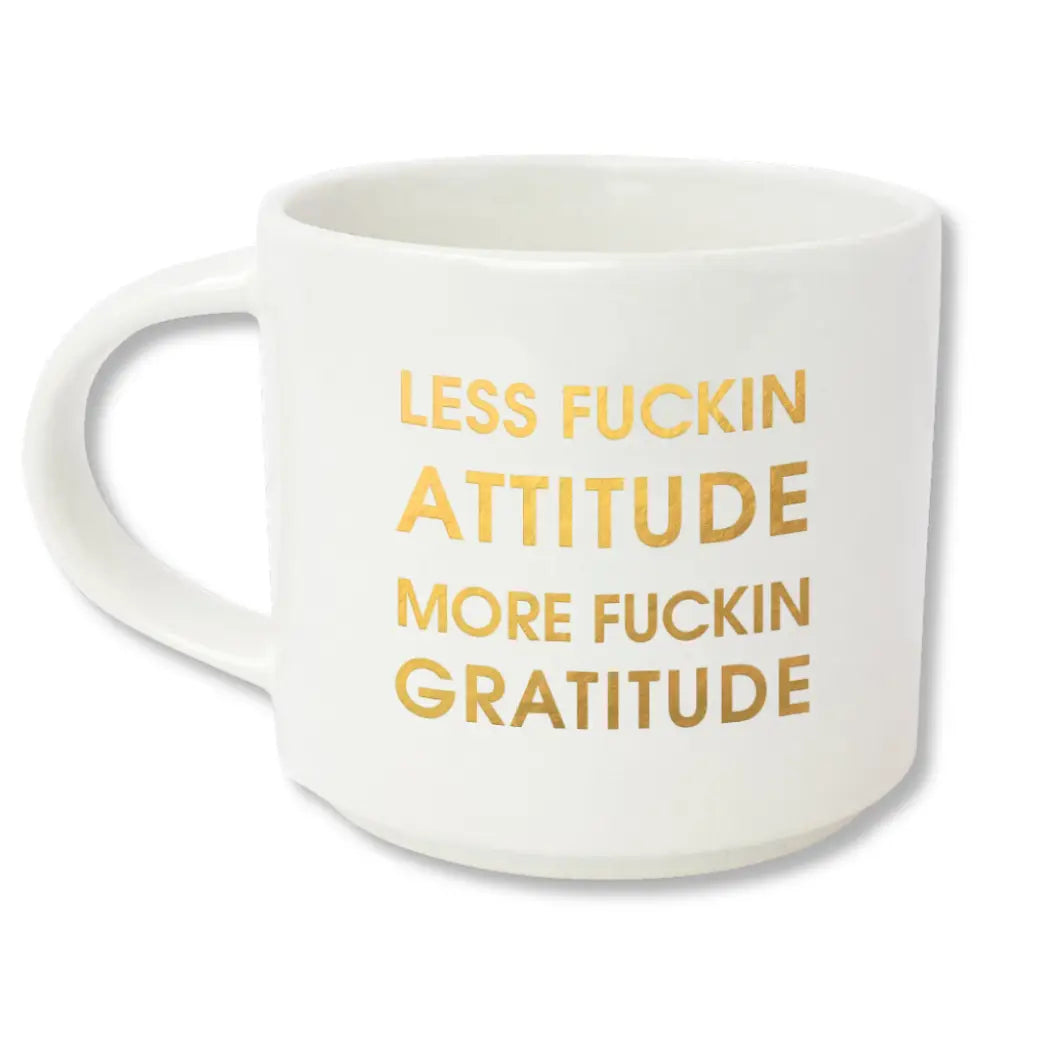 Less F'n Attitude - Jumbo Stackable Coffee Tea Mug (Copy)
