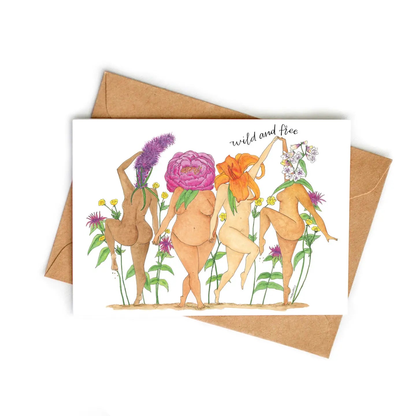 Wild & Free Greeting Card