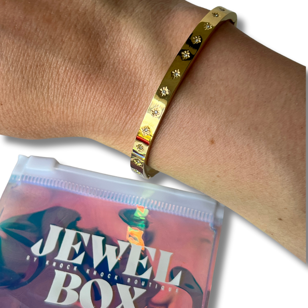 Bejeweled Cuff Bangle