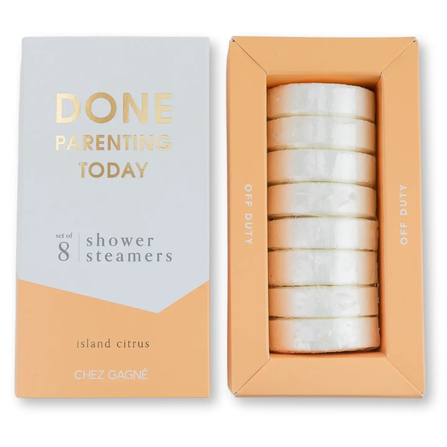 Done Parenting Today - Aromatherapy Shower Steamers - Island Citrus - Set of 8