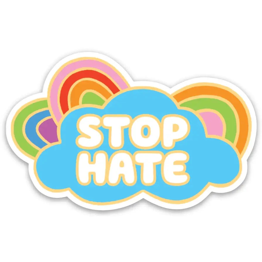 Stop Hate Sticker