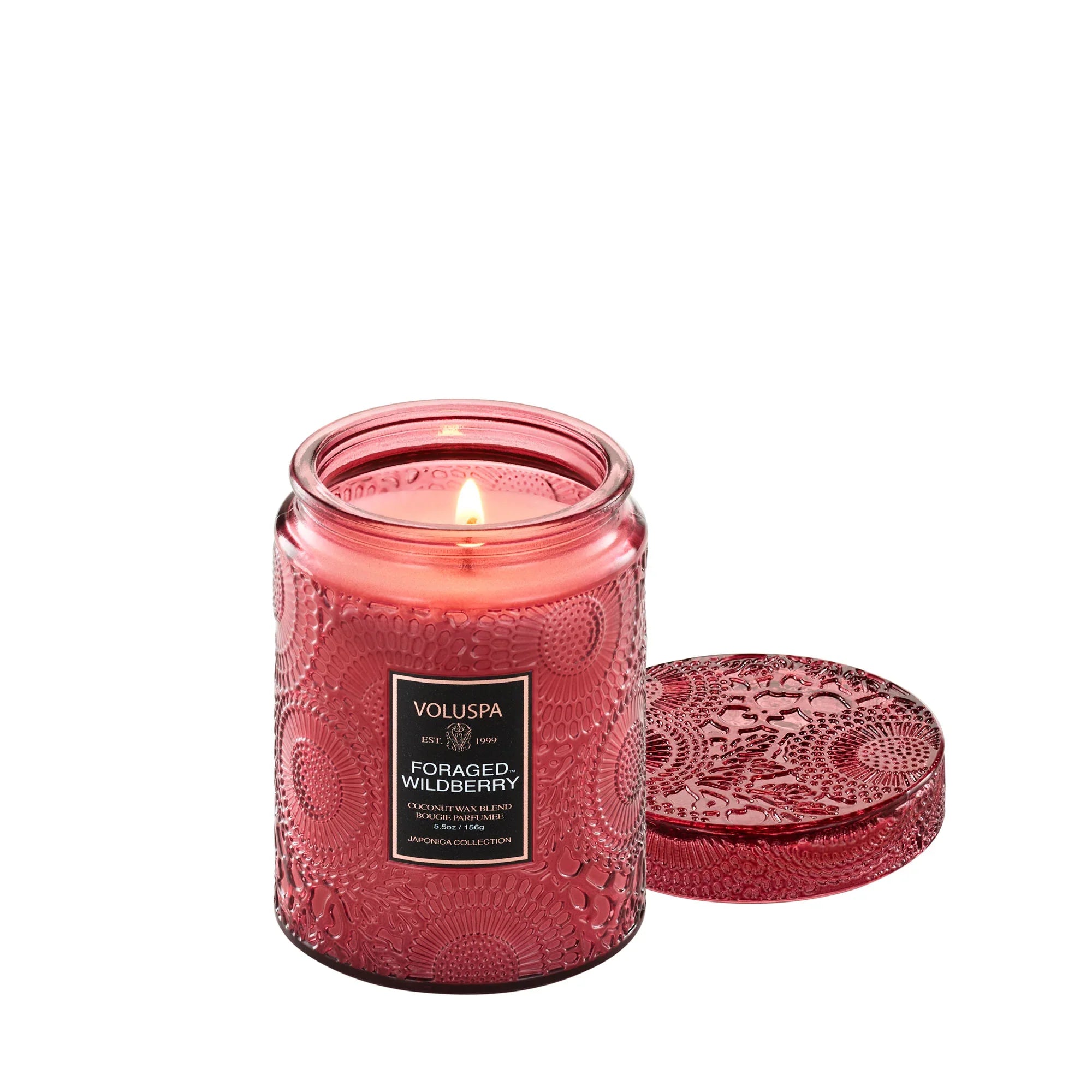 Forged Wildberry Small Glass Jar Candle