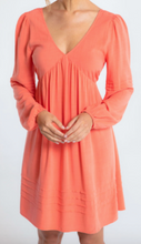 Load image into Gallery viewer, Just Peachy Tie Back Dress
