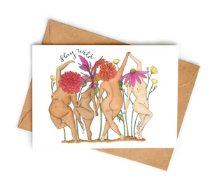 Stay Wild Wildflower Ladies Card