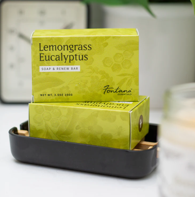 Natural Lemongrass Eucalyptus Bar Soap