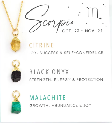 Build Your Own Zodiac Stone Necklace