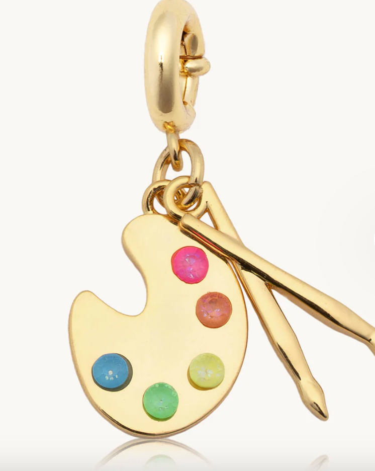 LWP Paint Palette & Brush Charm