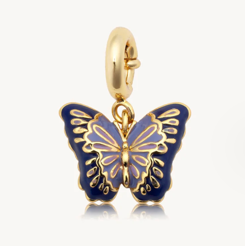 LWP Enamel Butterfly Charm - Wicked