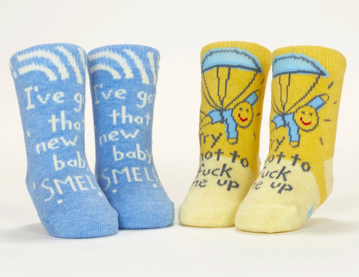Blue Q Baby Socks