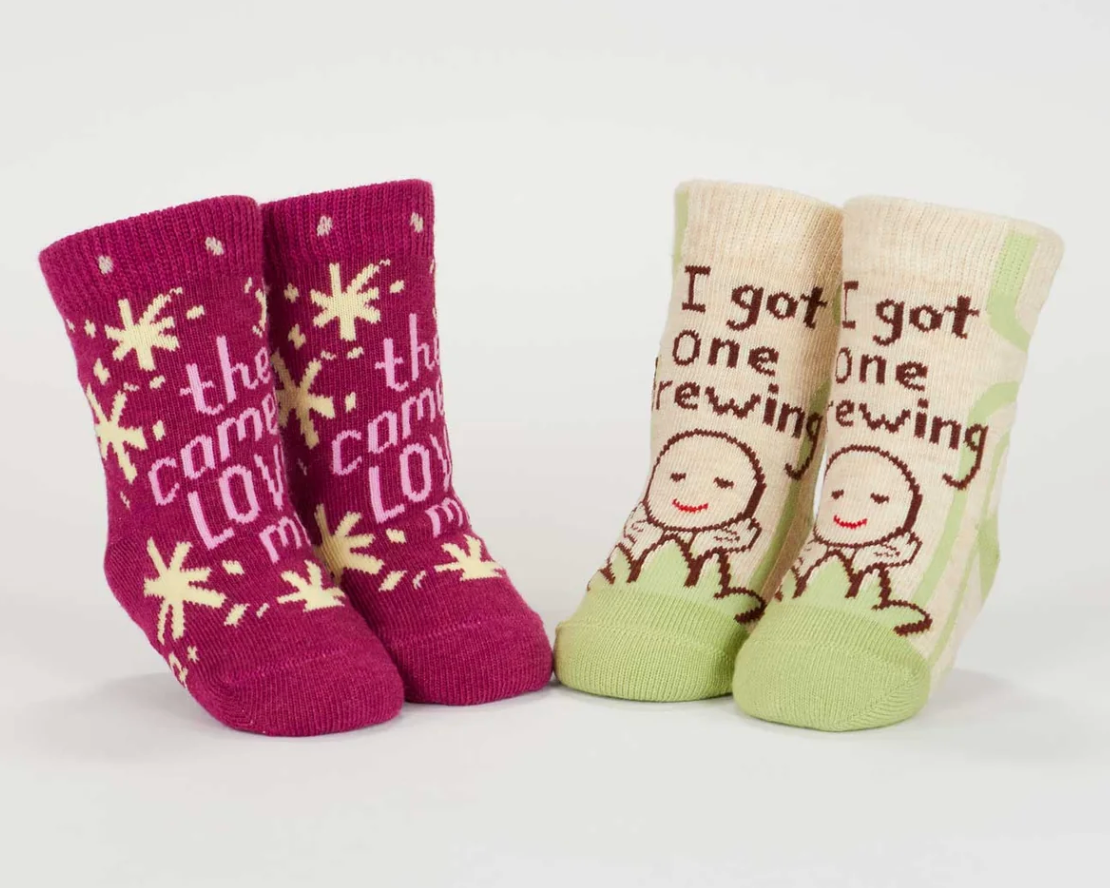 Blue Q Baby Socks