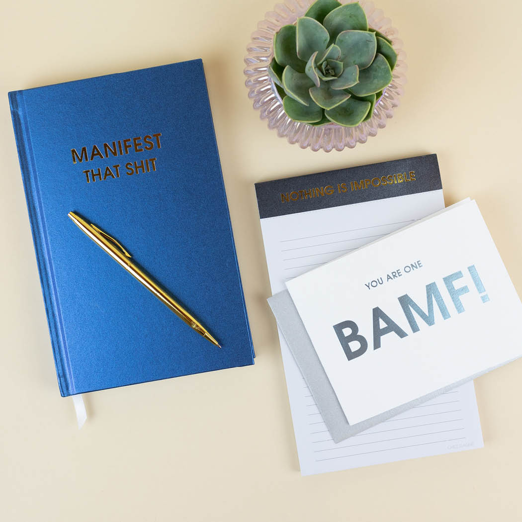 Manifest That Shit - Hardcover Daily Journal