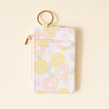 Load image into Gallery viewer, Keychain Wallet - Daisy Craze Peach
