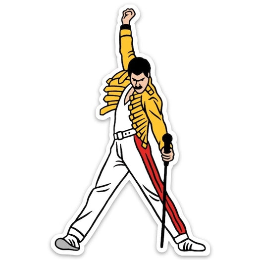 Freddie Yellow Suit Sticker