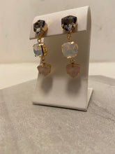 Load image into Gallery viewer, Tri-color Drop Earrings
