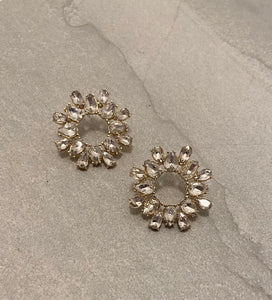 Crystal Wreath Earrings