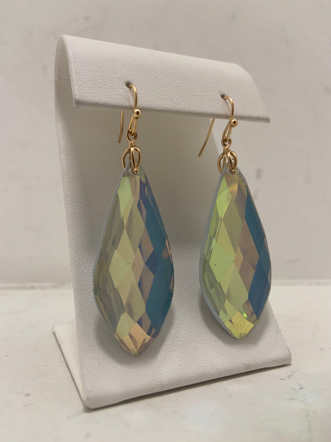 Iridescent Crystal Earrings