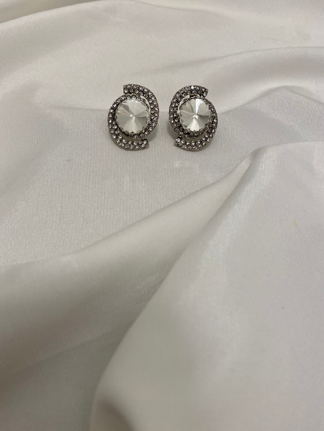 Sparkly Clip On Earrings
