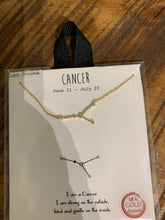 Load image into Gallery viewer, Cancer Constellation Necklace
