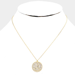 Capricorn Coin Necklace