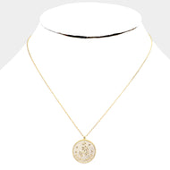 Sagittarius Coin Necklace