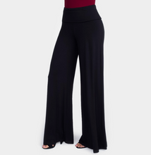 Load image into Gallery viewer, Mid Rise Foldable Waistband Wide Leg Pants
