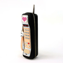 Load image into Gallery viewer, Hand Held Retro Phone Wristlet
