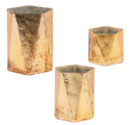 Geometric Prism Votive Candles