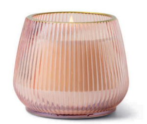 Lum Applewood & Spice Ribbed Glass Candle