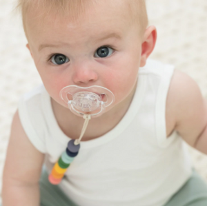 Rainbow Multi Pacifier Clip