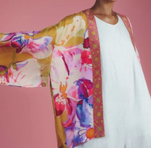 Load image into Gallery viewer, Yellow Orchid Design Printed Jacket
