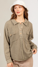 Load image into Gallery viewer, Long Sleeve Knit Top - Olive
