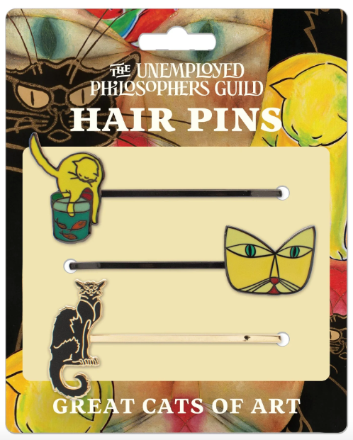 Great Cats of Art Hairpins