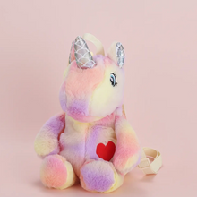 Load image into Gallery viewer, Plushie Heart Unicorn Backpack - Pink
