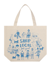 Load image into Gallery viewer, Canvas Tote Bag- Support Local Business
